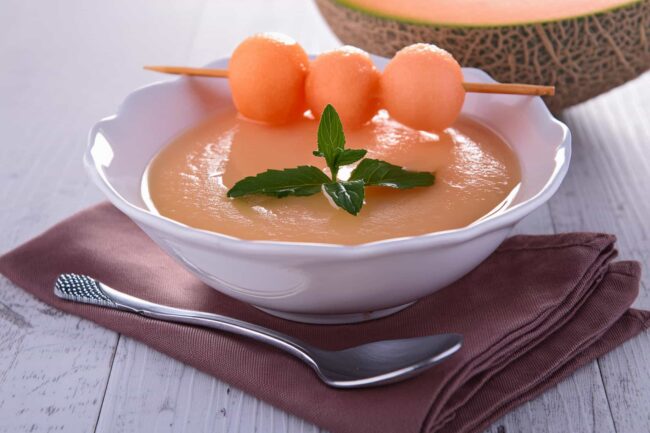 Lire la suite à propos de l’article Soupe de melon et basilic